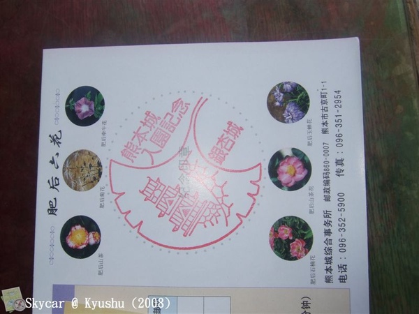 銀杏樹的花的樣子-是銀杏形狀,還有肥后六花,充滿象徵意義,給的是簡體中文的介紹呢