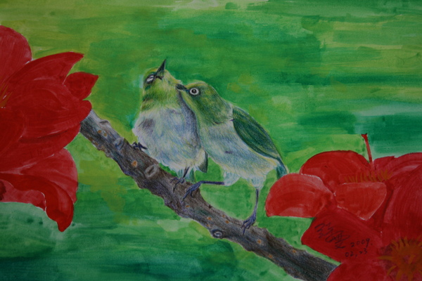 Thank you (色鉛筆 + 水彩習作) Thank you (色鉛筆 + 水彩習作)