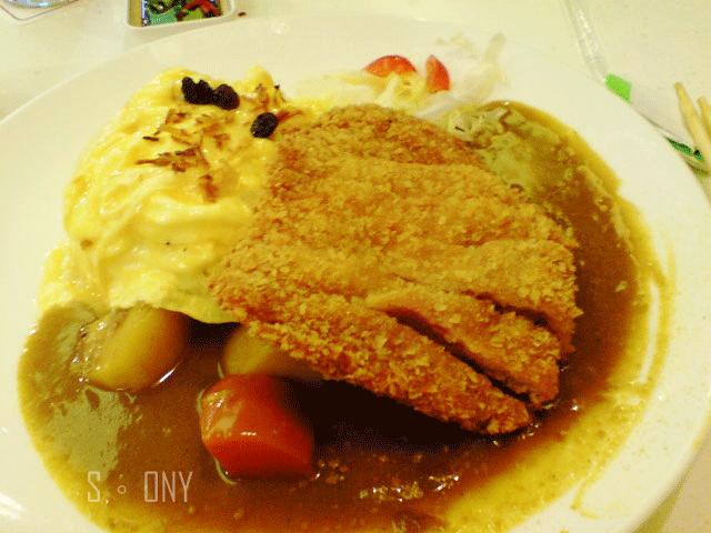 滑蛋豬排飯 滑蛋咖哩豬排飯