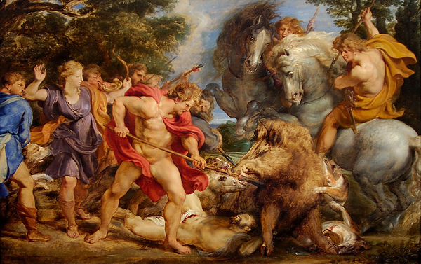 狩獵卡呂冬野豬Calydonian Boar Hunt_魯本斯 Peter Paul Rubens.jpg