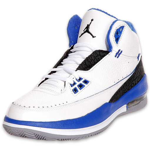Air Jordan 2.5 - White  Gold  Varsity Royal  Black 2
