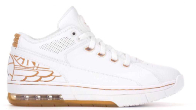 03 01 2008 Jordan Ol’School Low 317765-102 White Metallic Silver-Wheat $100