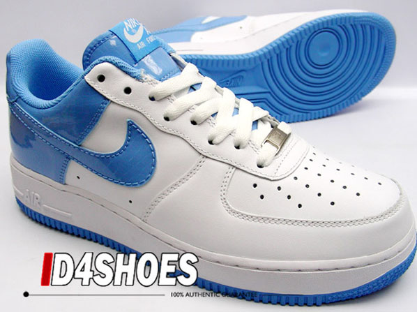 White University Blue Patent Leather