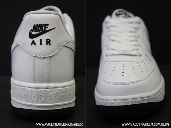 Nike Air Force I ‘07 - White  White - Dark Obsidian 03