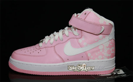 Nike Womens Air Force 1 High - Pink  White 01.jpg