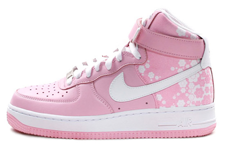 Nike Womens Air Force 1 High - Pink  White 05.jpg