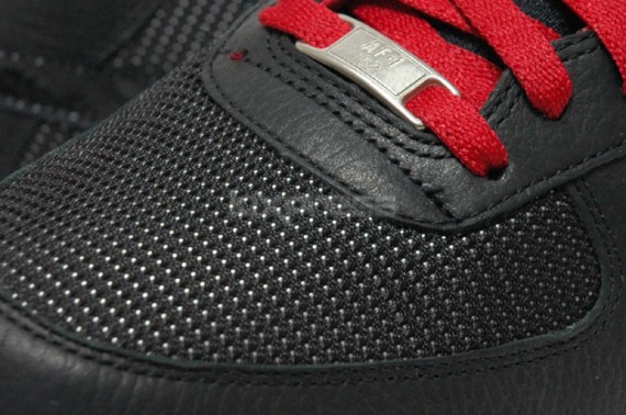 Nike Air Force 1 Premium - Black - Varsity Red - Ballistic 04.jpg