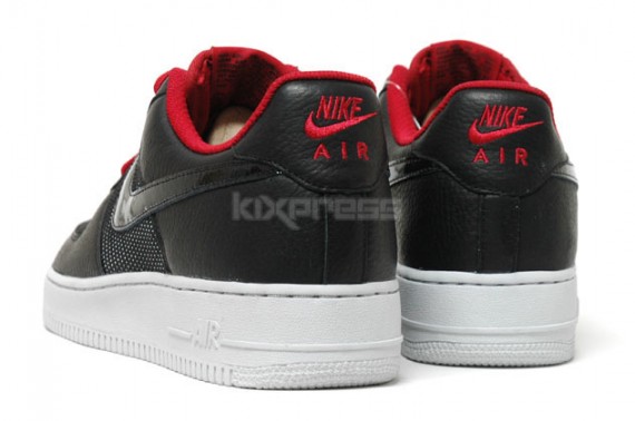 Nike Air Force 1 Premium - Black - Varsity Red - Ballistic 03.jpg
