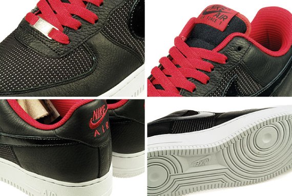 Nike Air Force 1 Premium - Black - Varsity Red - Ballistic 08.jpg