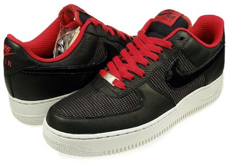 Nike Air Force 1 Premium - Black - Varsity Red - Ballistic 05.jpg