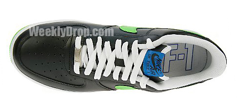 Nike Air Force 1 - 黑 - 螢光綠 03.jpg
