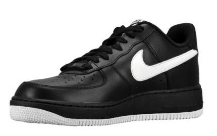 Nike Air Force 1 Low 黑白 02.JPG