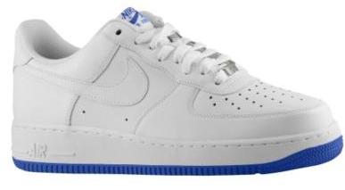 Nike Air Force 1 Low 全白藍底 01.JPG