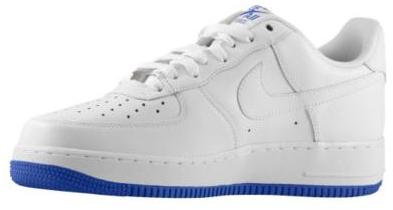 Nike Air Force 1 Low 全白藍底 02.JPG