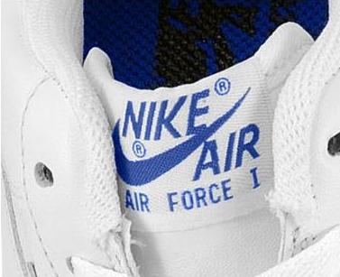 Nike Air Force 1 Low 全白藍底 04.JPG