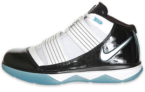 Nike Zoom Soldier 3 (III) 白 - 黑 - 藍底 02.jpg