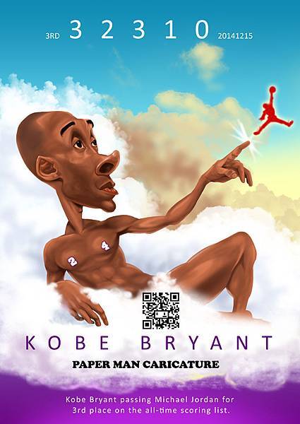 Kobe Bryant 總得分要居史上第3