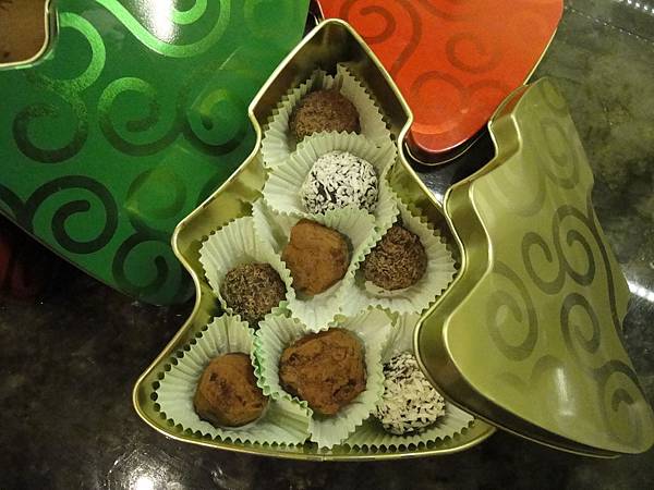 各種口味的手工松露巧克力