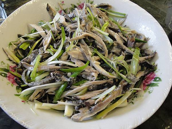 蔥油烏雞絲 蔥油烏雞絲