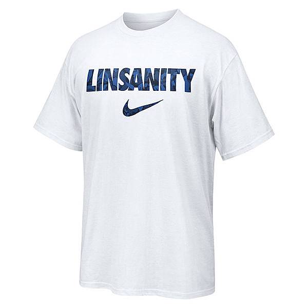 nike linsanity t-shirt white