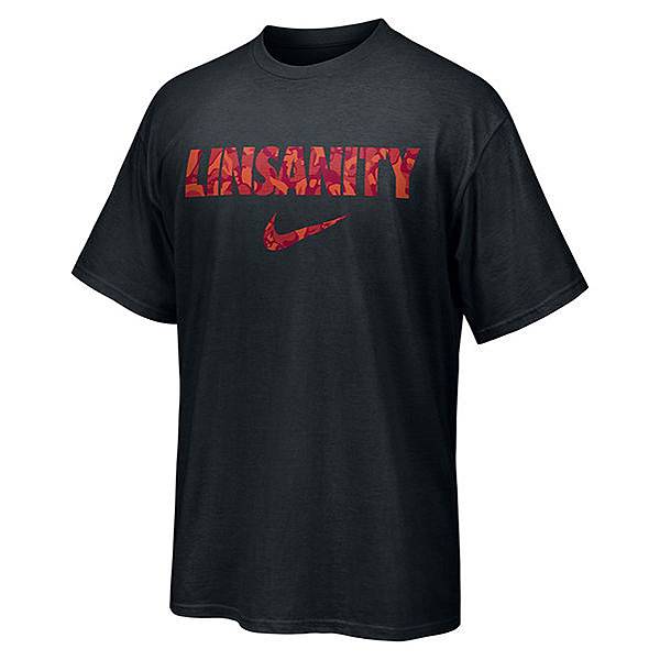 nike linsanity t-shirt black