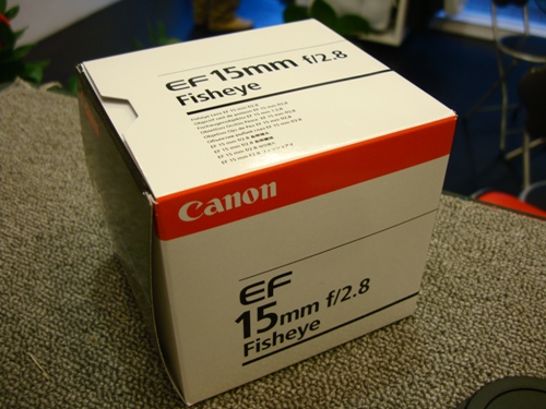 Canon 15mm F2.8 fisheye 到貨