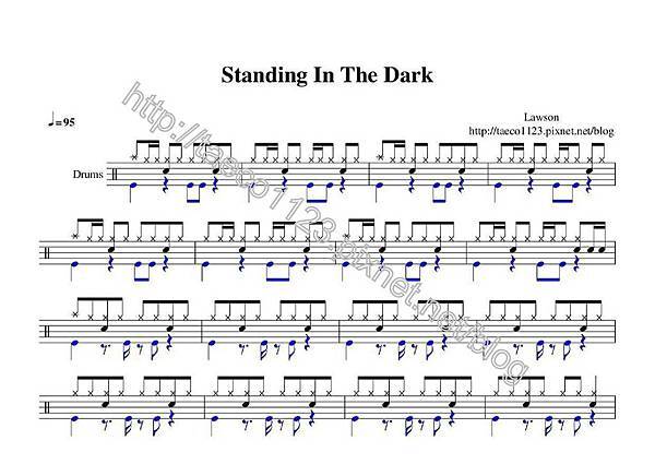 Lawson-Standing In The Dark 譜(OVE) Lawson-Standing In The Dark 譜(OVE)