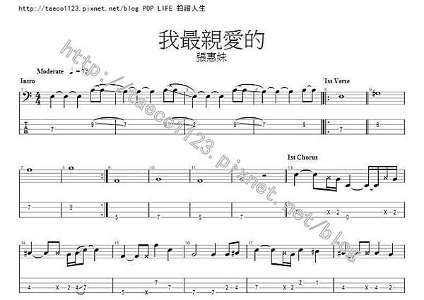 張惠妹-我最親愛的 BASS譜(GP).jpg 張惠妹-我最親愛的 BASS譜(GP).jpg