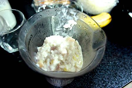 香蕉白桃米布丁3