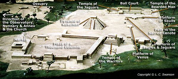 Chich&eacute;n Itz&aacute; - Photographic Map