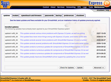 smoothwall express 3.0 SP3 updates smoothwall express 3.0 SP3 updates