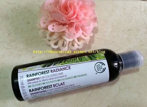正面 覆盆子亞麻護色洗髮精 