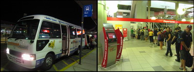 太早了沒火車，訂機場接送