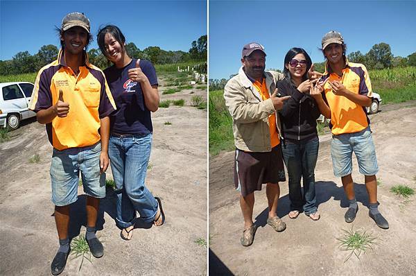 與工頭合照 與工頭合照