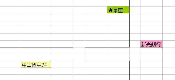 泰亞南洋料理簡圖 泰亞南洋料理簡圖