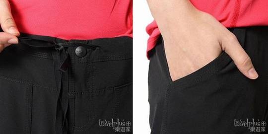 THE NORTH FACE彈性七分褲-黑 THE NORTH FACE彈性七分褲-黑