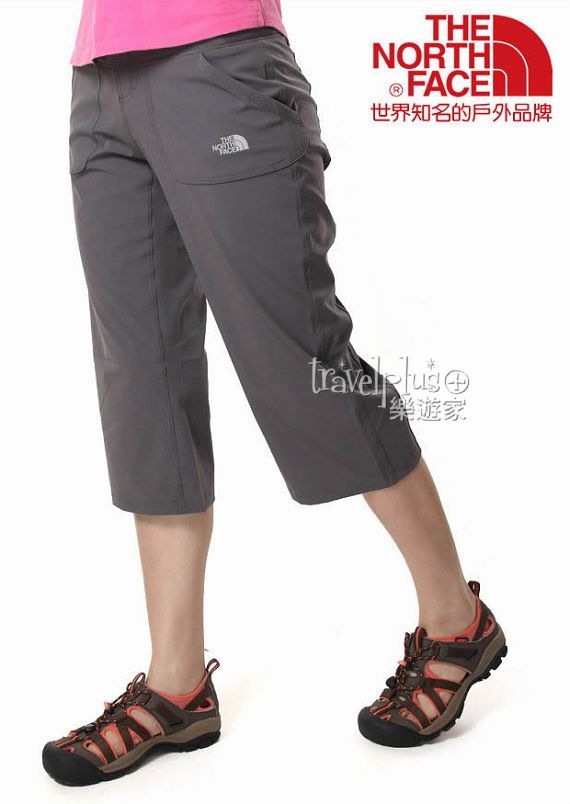 THE NORTH FACE彈性七分褲-墨灰 THE NORTH FACE彈性七分褲-墨灰