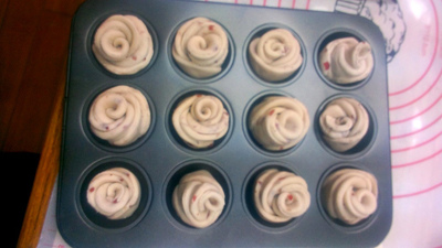 Rose steamed bread 10 Rose steamed bread 10