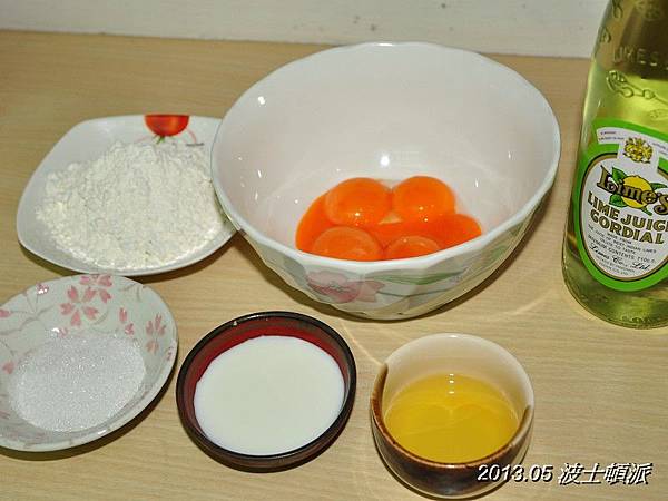 西點蛋糕練習做~波士頓派