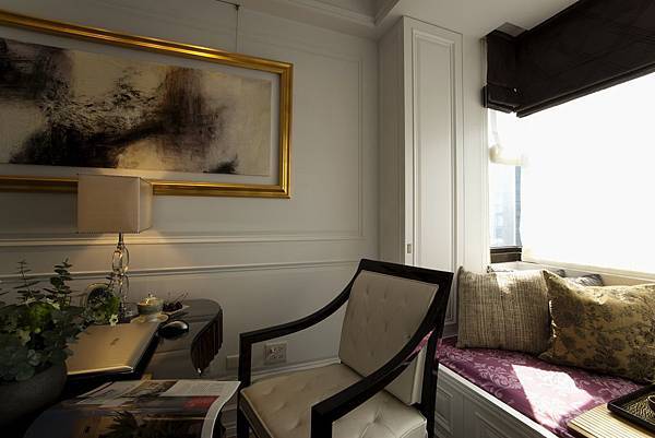 麗景-書房窗簾與坐墊