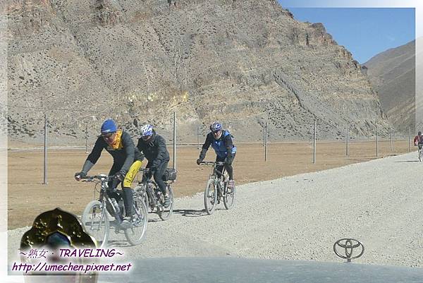 前往定日-遇見國外單車隊-1