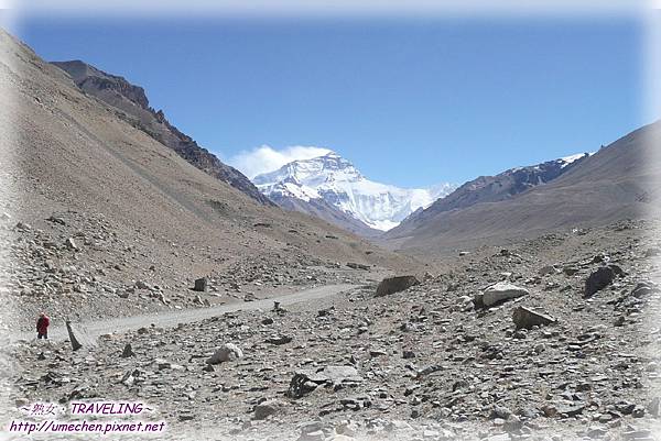 前住珠峰-又見珠峰,路邊野憩撿石頭_03