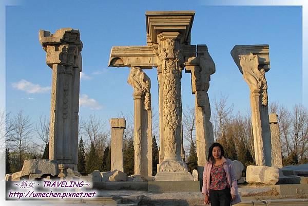 圓明園-大水法由乾隆國師郎世寧設計之義大利式園林