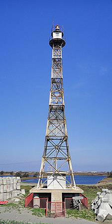 台灣最西端七股燈塔 台灣最西端七股燈塔