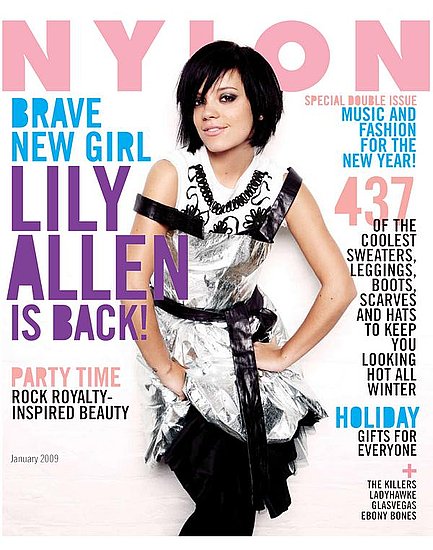 Nylon Magazine January 2009 Lily Allen Nylon Magazine January 2009 Lily Allen
