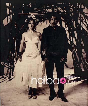海倫娜•邦漢•卡特 (Helena Bonham-Carter) 和美國導演蒂姆•伯頓 (Tim Burton),兩人自2001年以後就結為伴侶,並有2個孩子.jpg 海倫娜•邦漢•卡特 (Helena Bonham-Carter) 和美國導演蒂姆•伯頓 (Tim Burton),兩人自2001年以後就結為伴侶,並有2個孩子.jpg