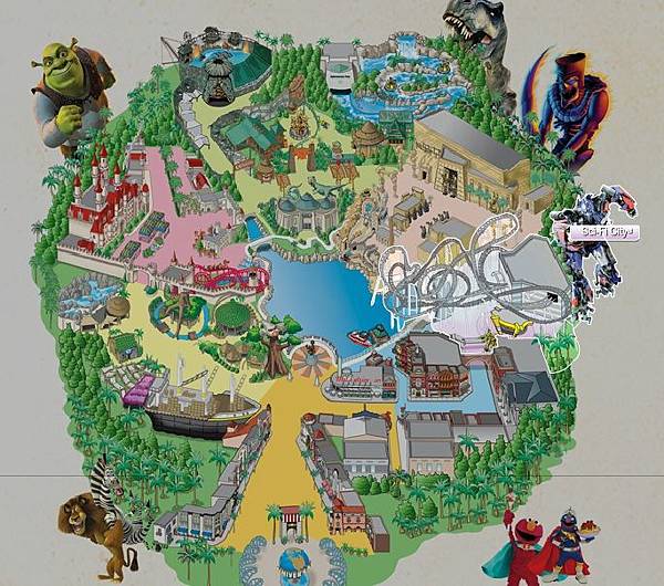 轻旅行 【新加坡 Singapore】环球影城七大主