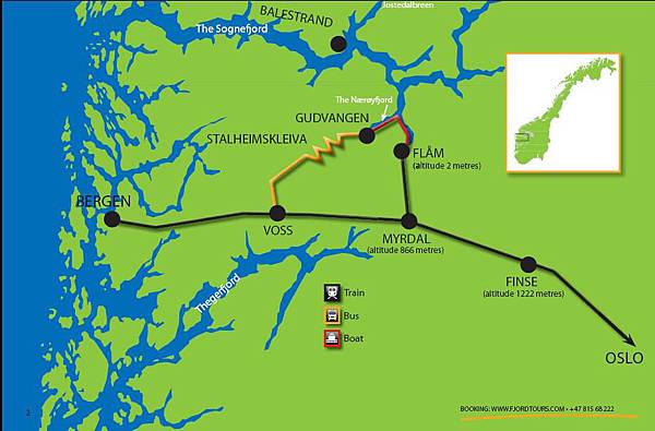 NorwayNutshellMap NorwayNutshellMap