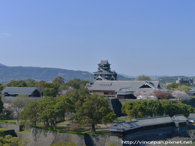 市役所看熊本城