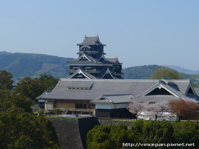 市役所看熊本城 大